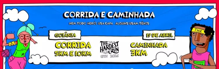 Corrida The Hardest Run chega a Goiânia em 2026 para arrecadar R$ 1 milhão ao Hospital Araújo Jorge - Imagem do artigo